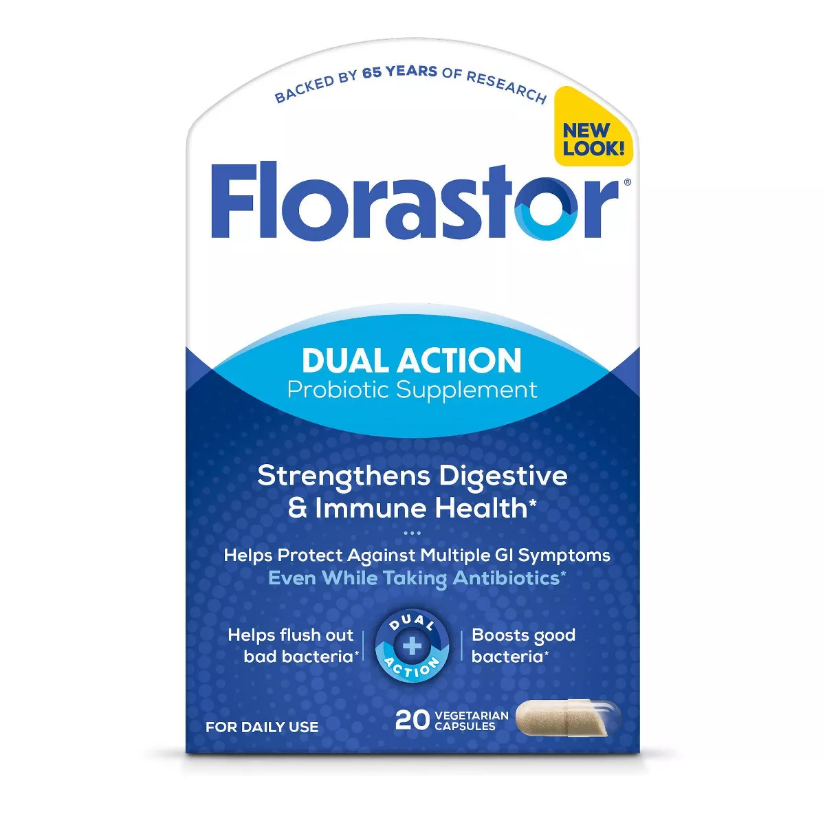 Florastor Probiotic Capsules - 20ct
